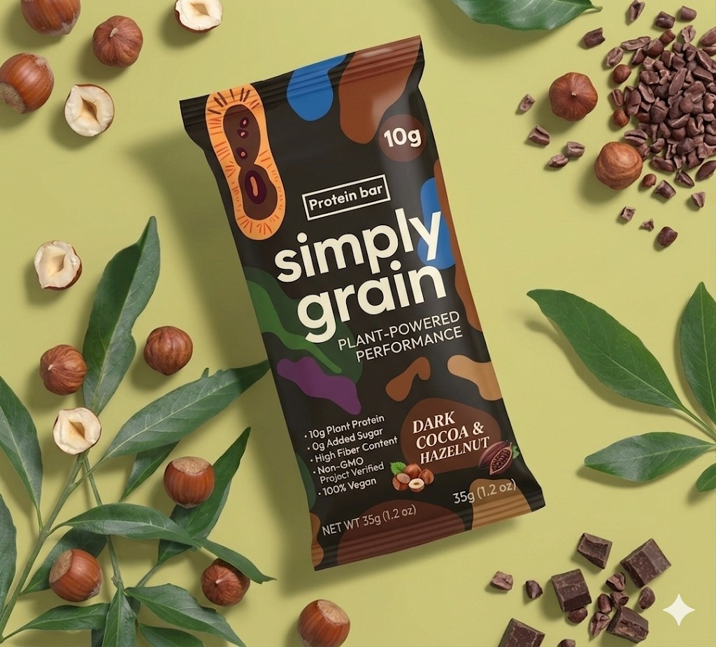 Dark Cocoa & Hazelnut Protein Bar