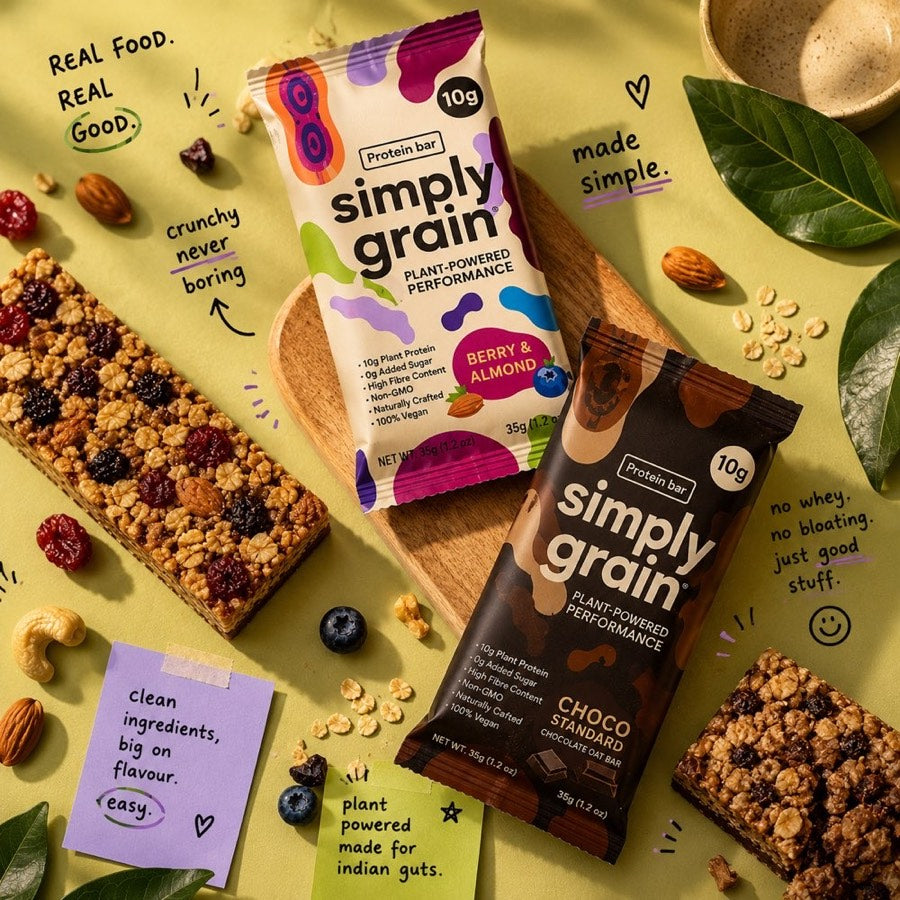 simply grain baked protein bar