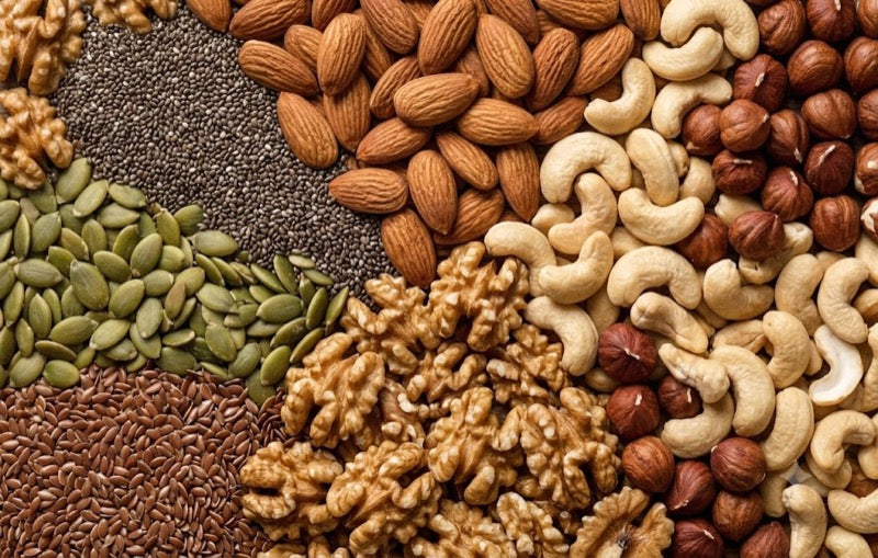 Real nuts and seeds
